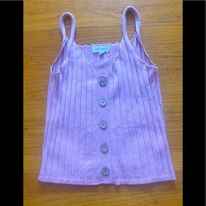 2/$20 Mauve Tank Crop Top